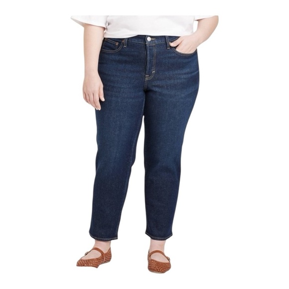 Universal Thread Denim - NWT- Universal Thread Women's Mid Rise 80s Slim Dark Wash Ankle Jeans size 17